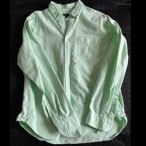 J. Crew button down green